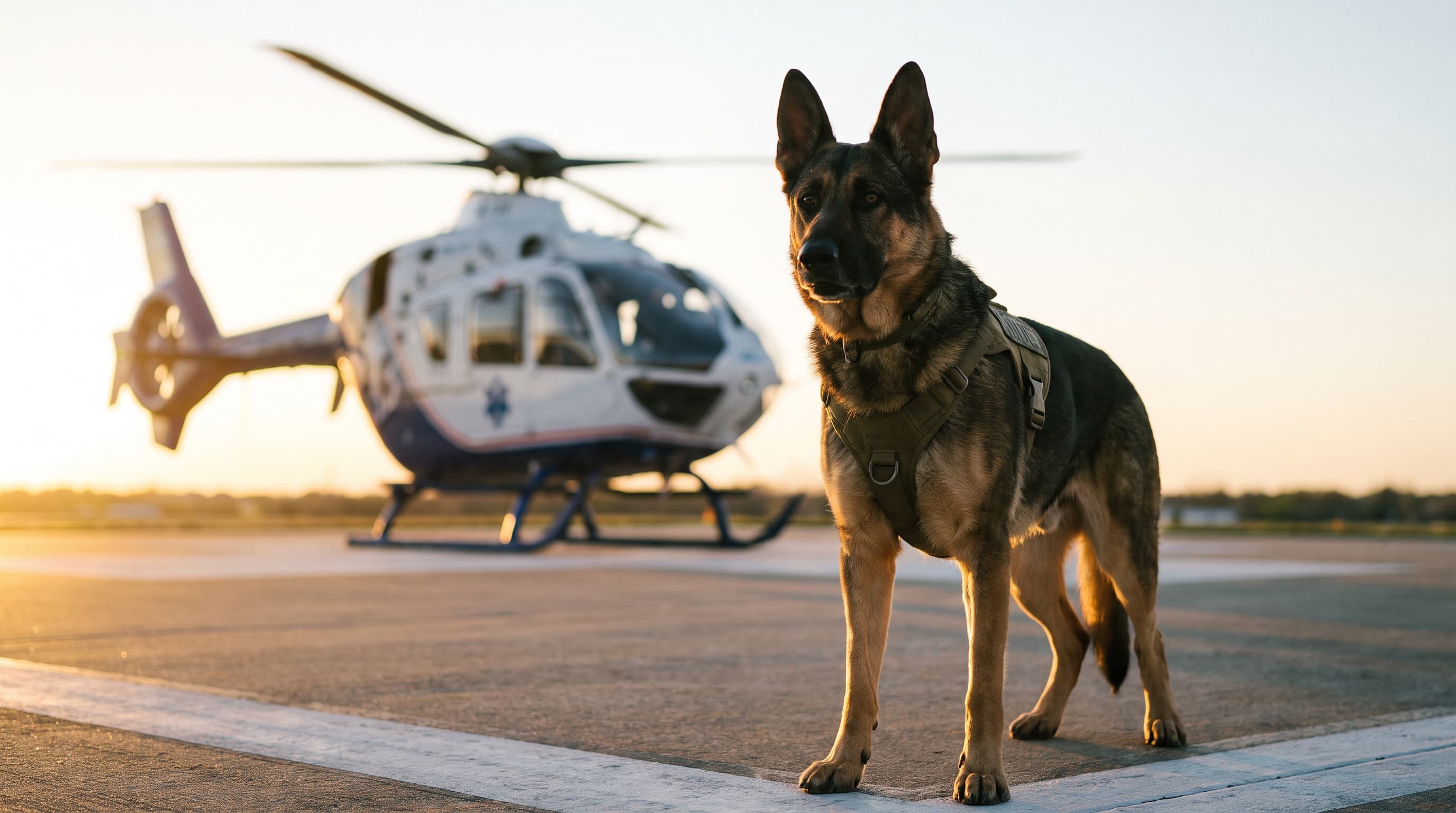 Michigan Launches the First Air Ambulance for Injured Police Dogs