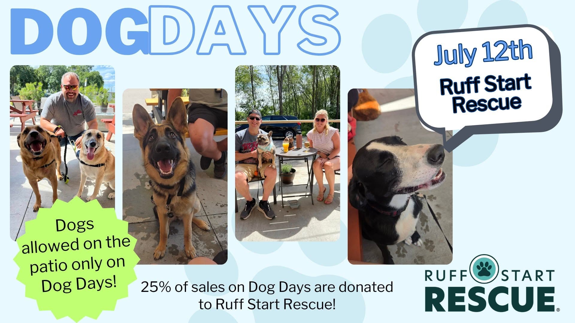 Dog Days On The Pantown Patio!
