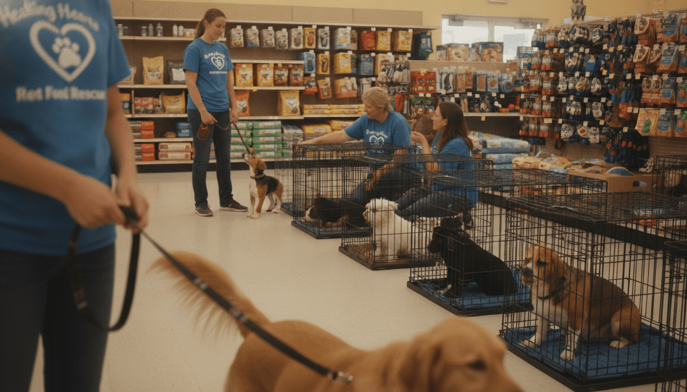 Healing Hearts Rescue Adoption Event at Chuck & Don's Edina