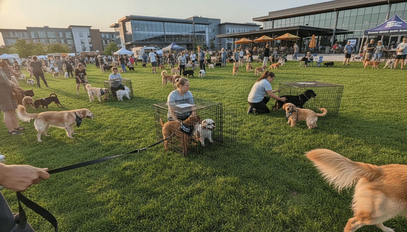 Bark in the Park at Viking Lakes with Coco's Heart Dog Rescue