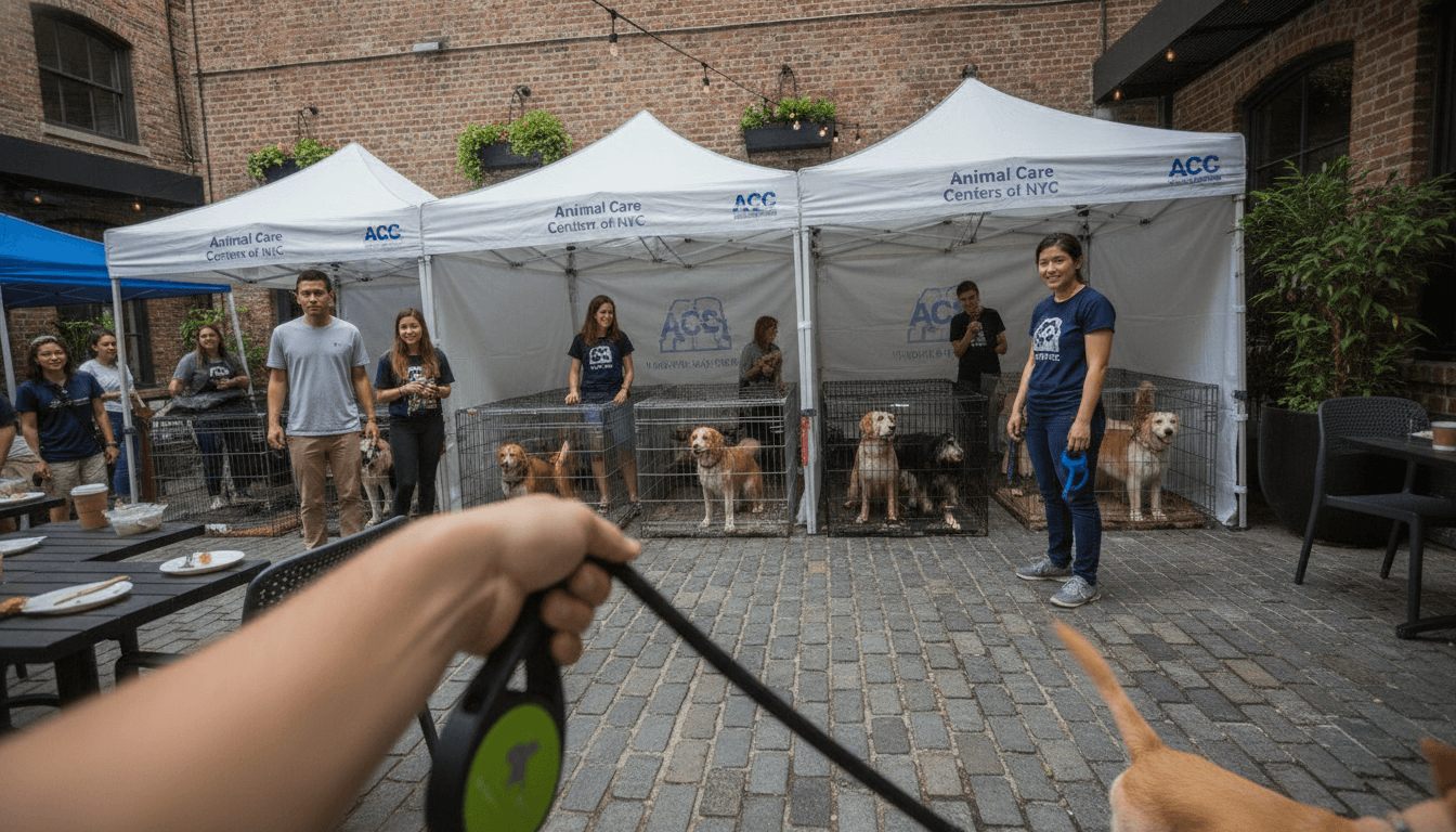NYC ACC Mobile Adoption at HolyDog Pilates Cafe