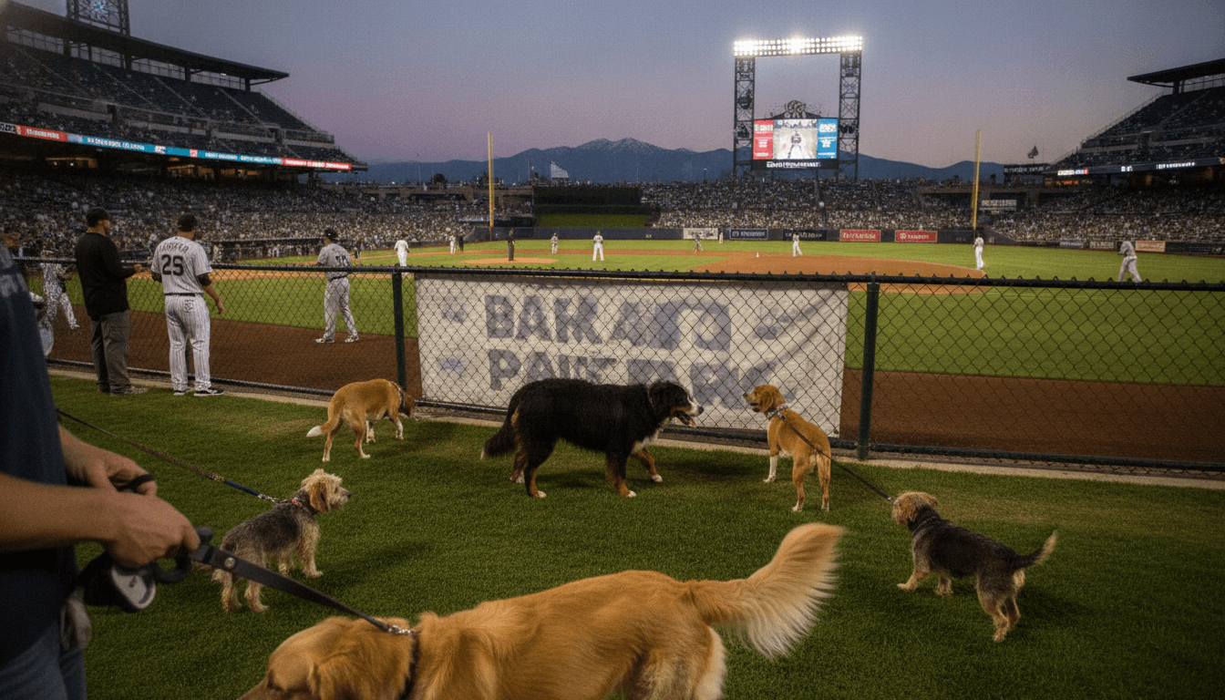 Colorado Rockies Bark at the Park
