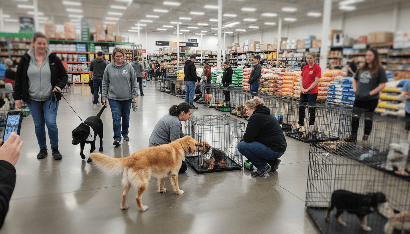 Cambridge Fleet Farm Adoption Day (Ruff Start Rescue)