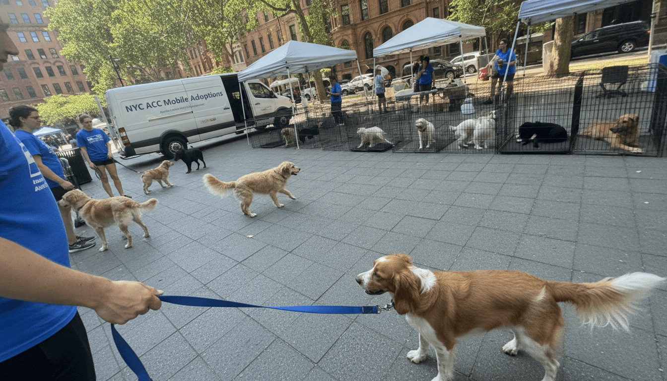 NYC ACC Barking Day Adoption Event