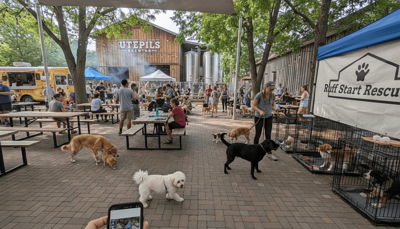 Dog Days of Summer at Utepils Brewing (with Ruff Start Rescue)