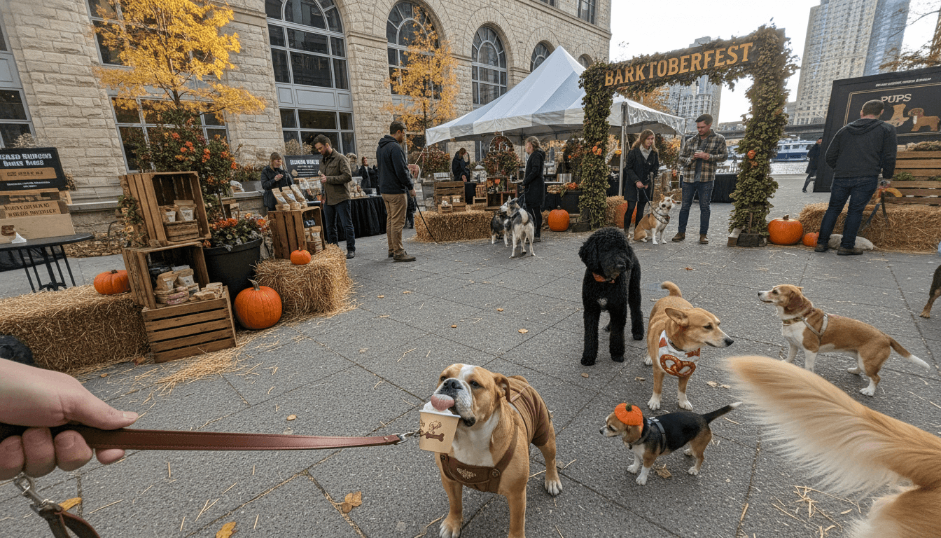 Barktoberfest on the Chicago Riverwalk