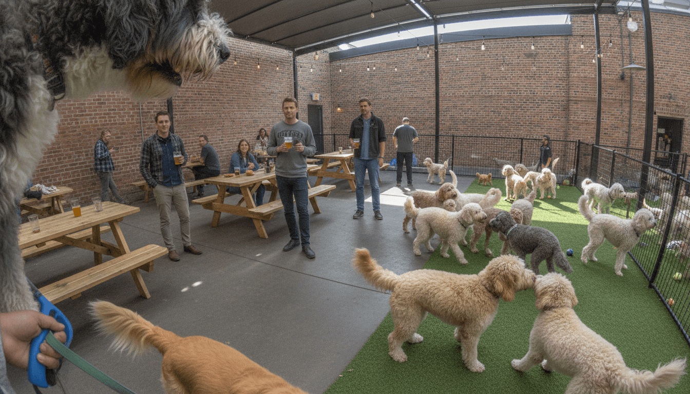 Doodle Meetup at Dog Yard Bar