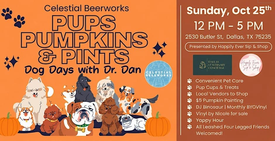 Dallas Pups, Pumpkins & Pints Market
