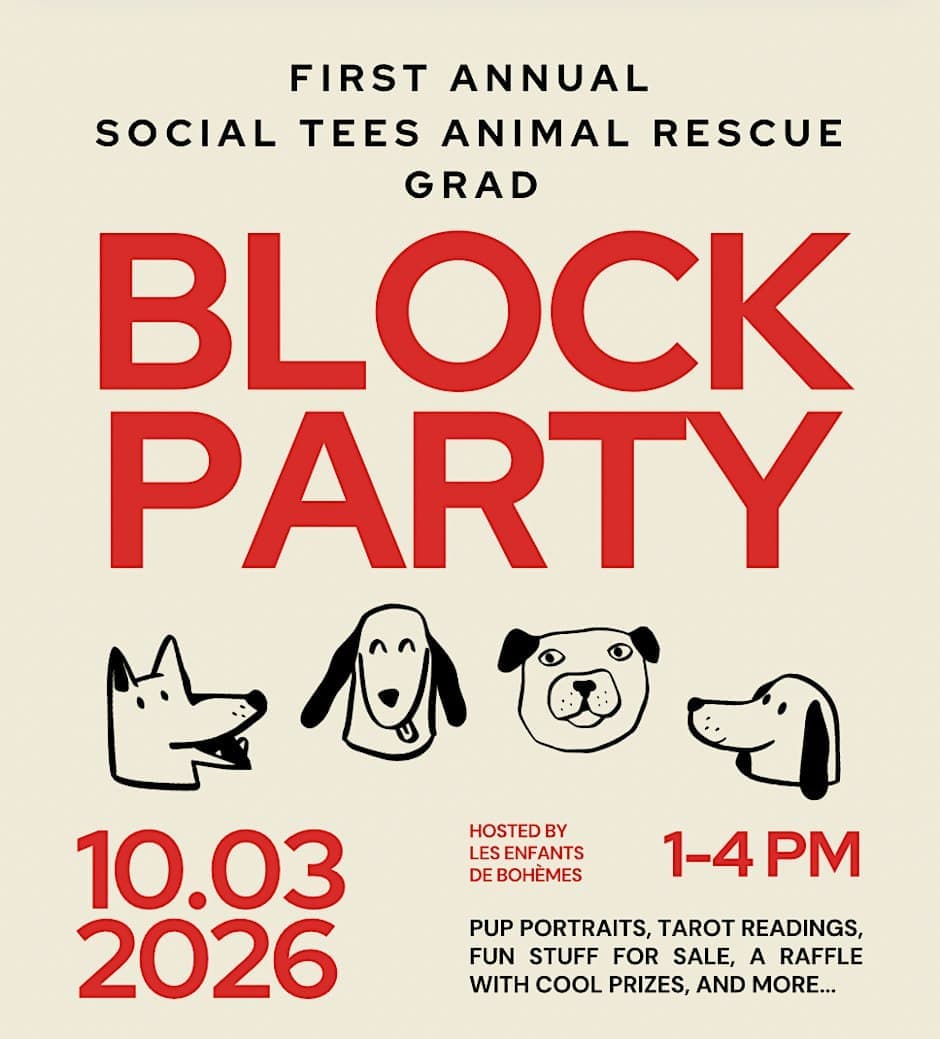 First Annual Social Tees Animal Rescue Grad Block Party