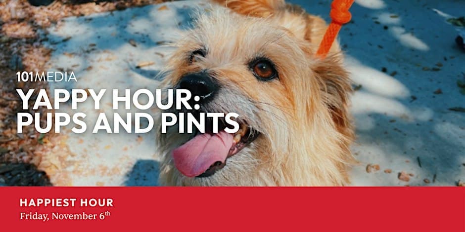 Yappy Hour: Pups + Pints Dog Adoption Happy Hour