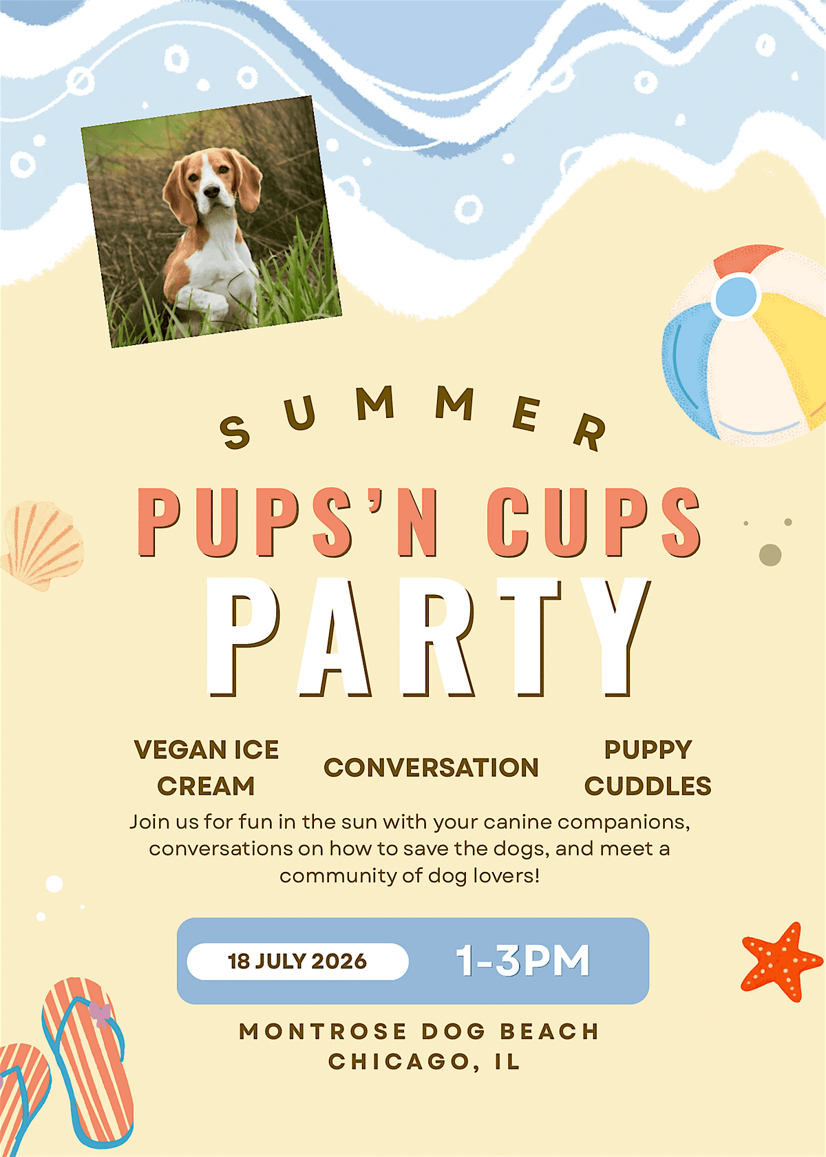 Pups 'N Cups at Montrose Dog Beach