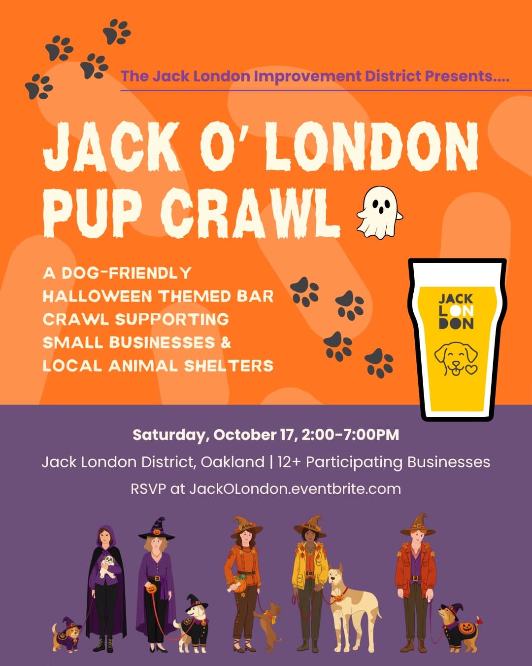 Jack O' London Pup Crawl: Halloween Bar Crawl