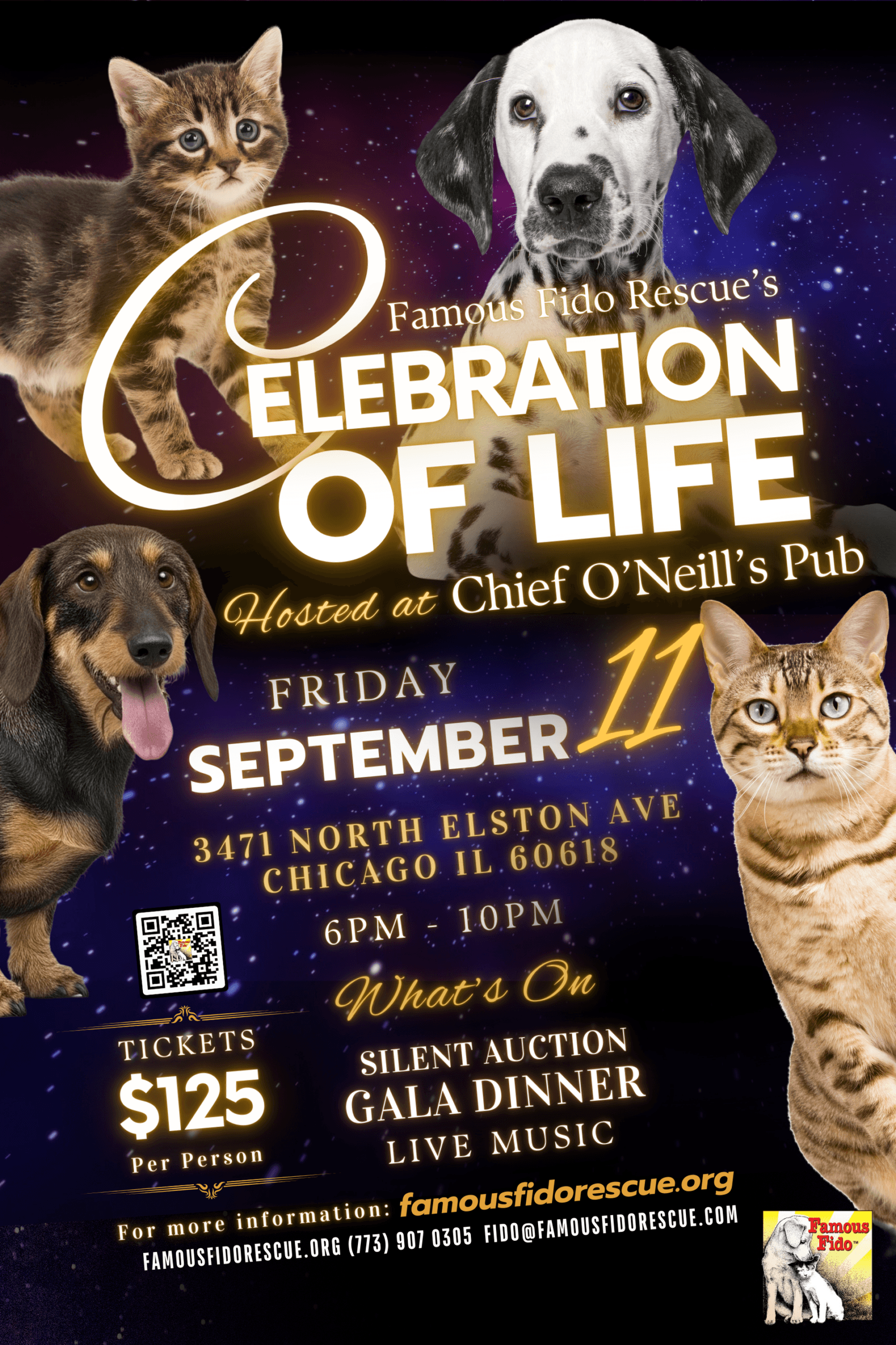 Famous Fido Celebration of Life Gala