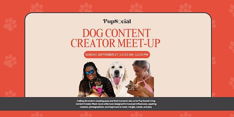 Dog Content Creator Meet-Up
