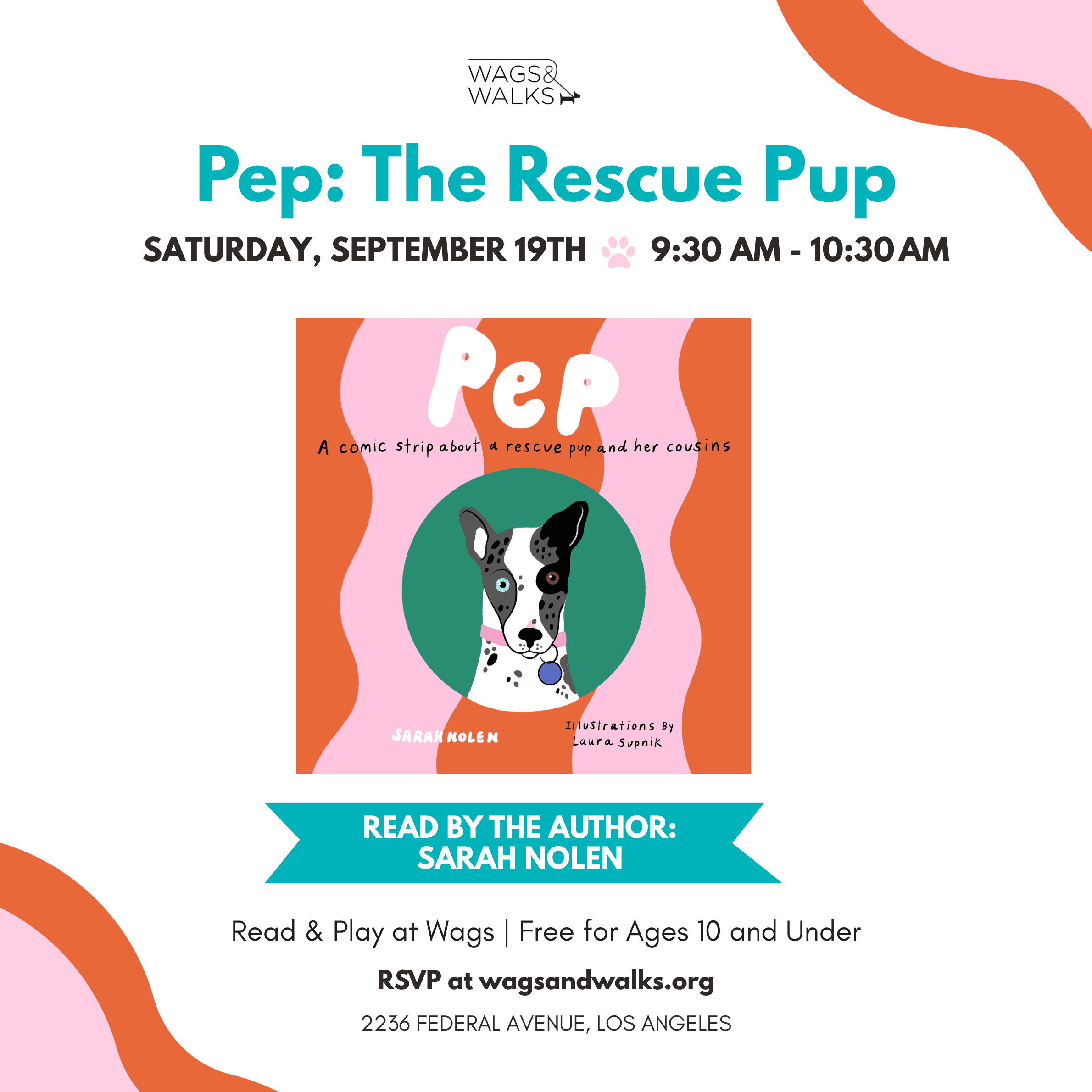 Pep: The Rescue Pup – Read & Play Wags!