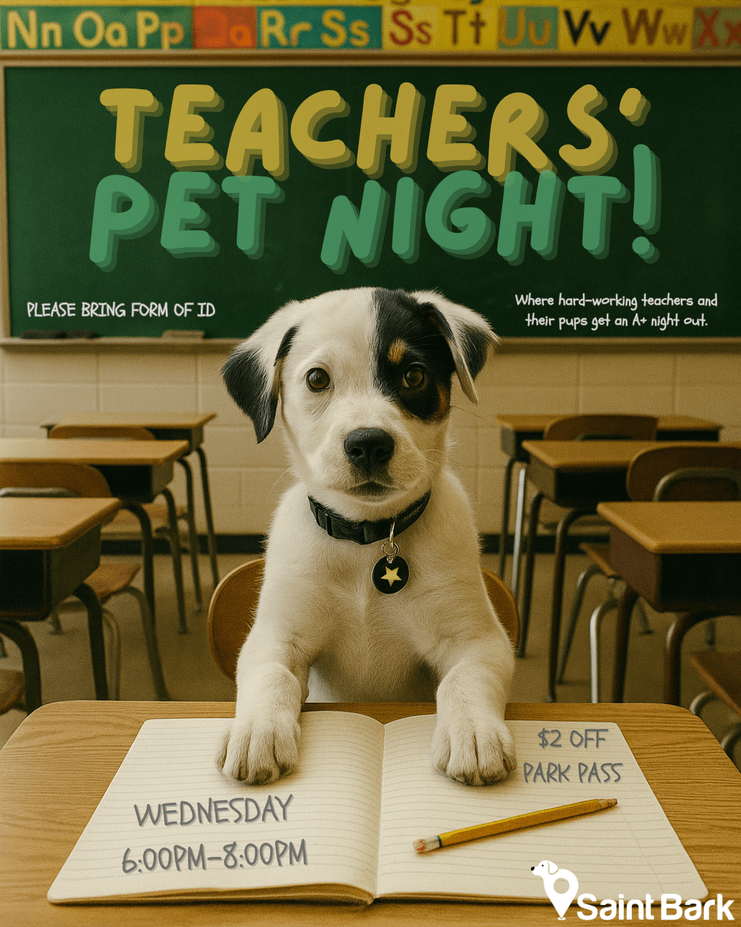 Teachers' Pet Night at Saint Bark