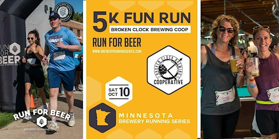 5K Fun Run x Broken Clock Brewing Coop
