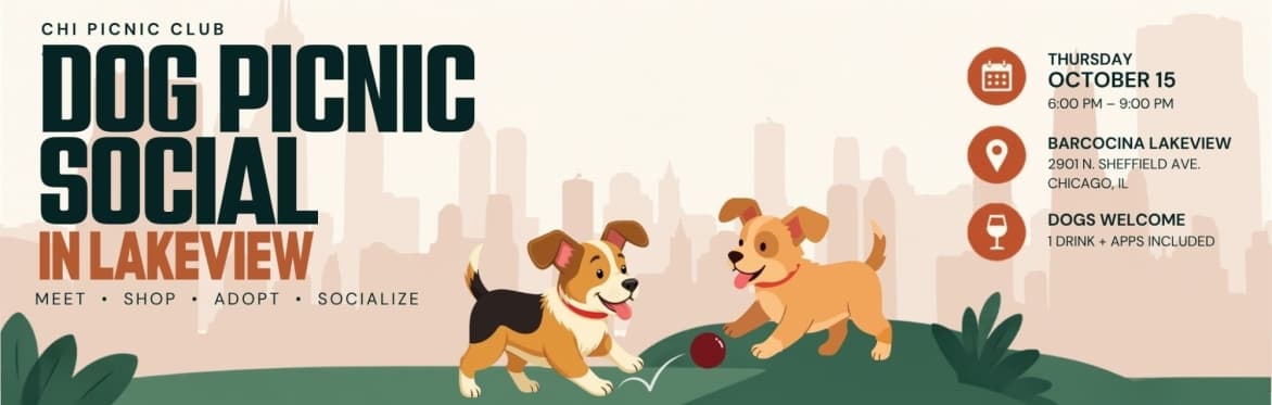 Pups & Picnics: A Dog Social in Lakeview