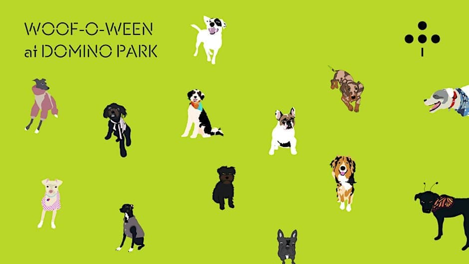 Woof-o-ween at Domino Park