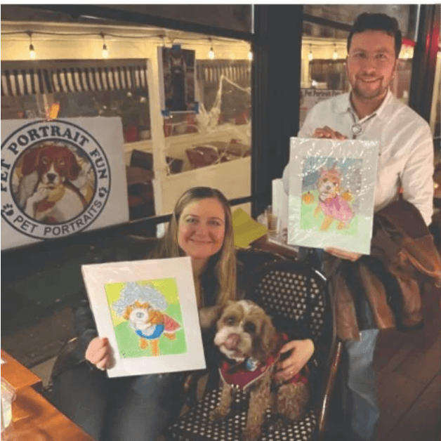 Sip and Paint a Pet Portrait Fun