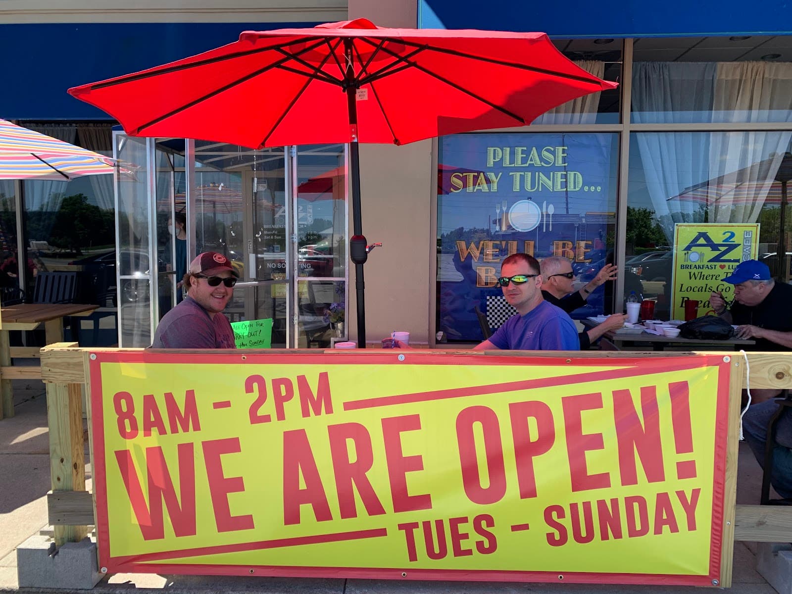 A2Z Cafe (Inside and patio dining or Carry-out to Curbside)