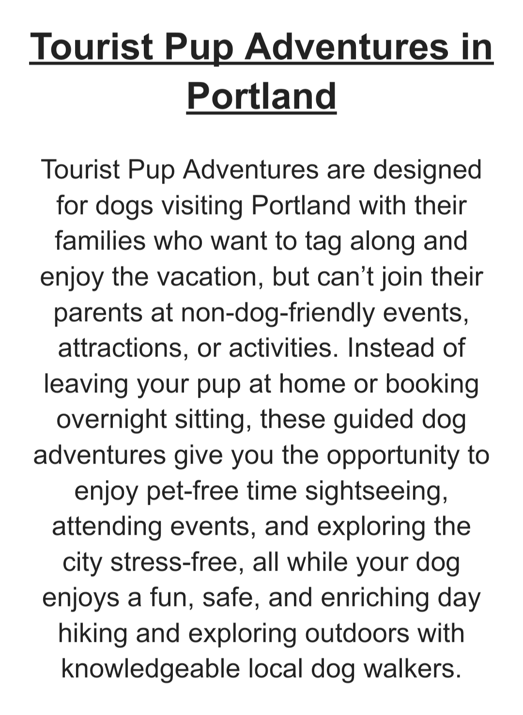 PetFriendly Portland Adventures photo 1
